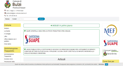 Desktop Screenshot of comune.bulzi.ss.it